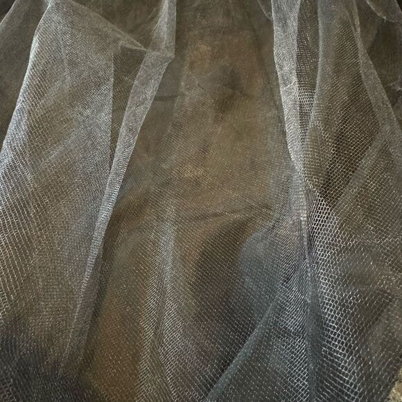 VTG Scott McClintock Woman 16 Shiny Black Y2K  W Maxi Skirt  Goth, Whimsy‎ Goth - Picture 2 of 7